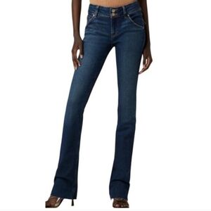 Hudson Jeans Signature Mid Rise Bootcut Dark Wash Jeans Size 28*
